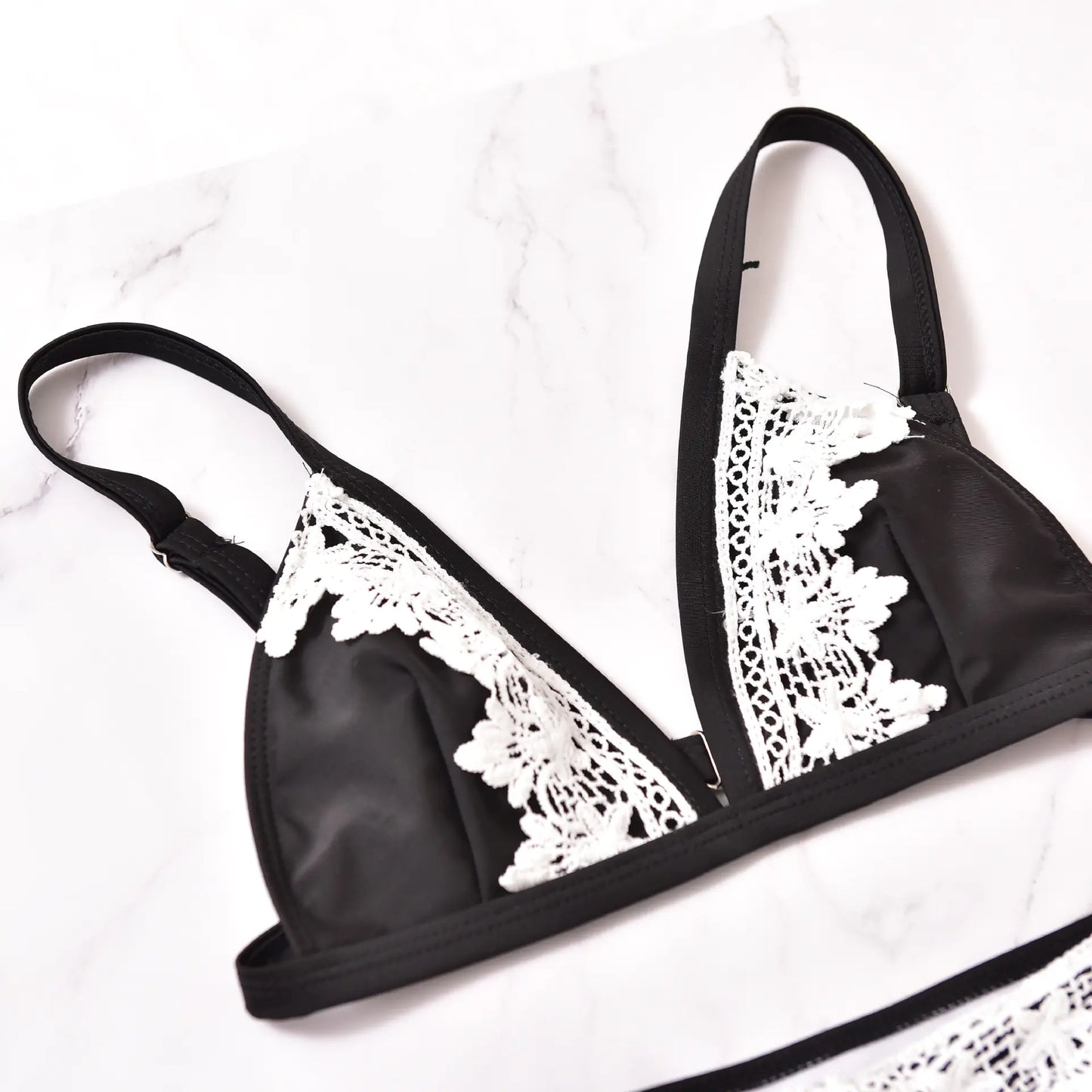 Lace Bikini Swimwear Set