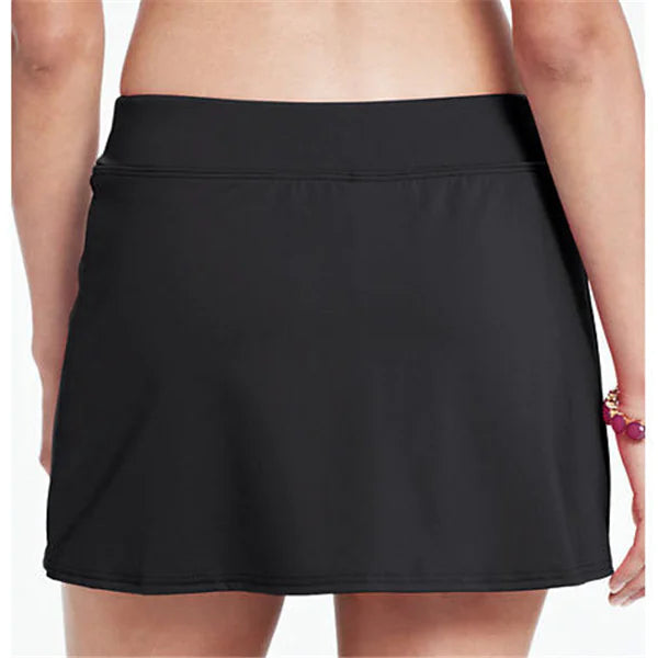 Beach Skirt with Conservative Bikini Swimwear