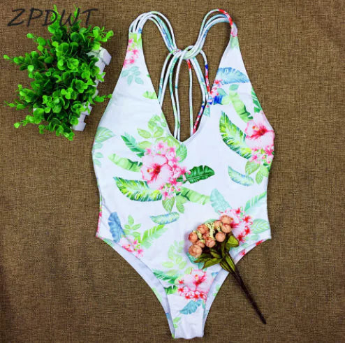 One-Piece Backless Sexy Swimwear