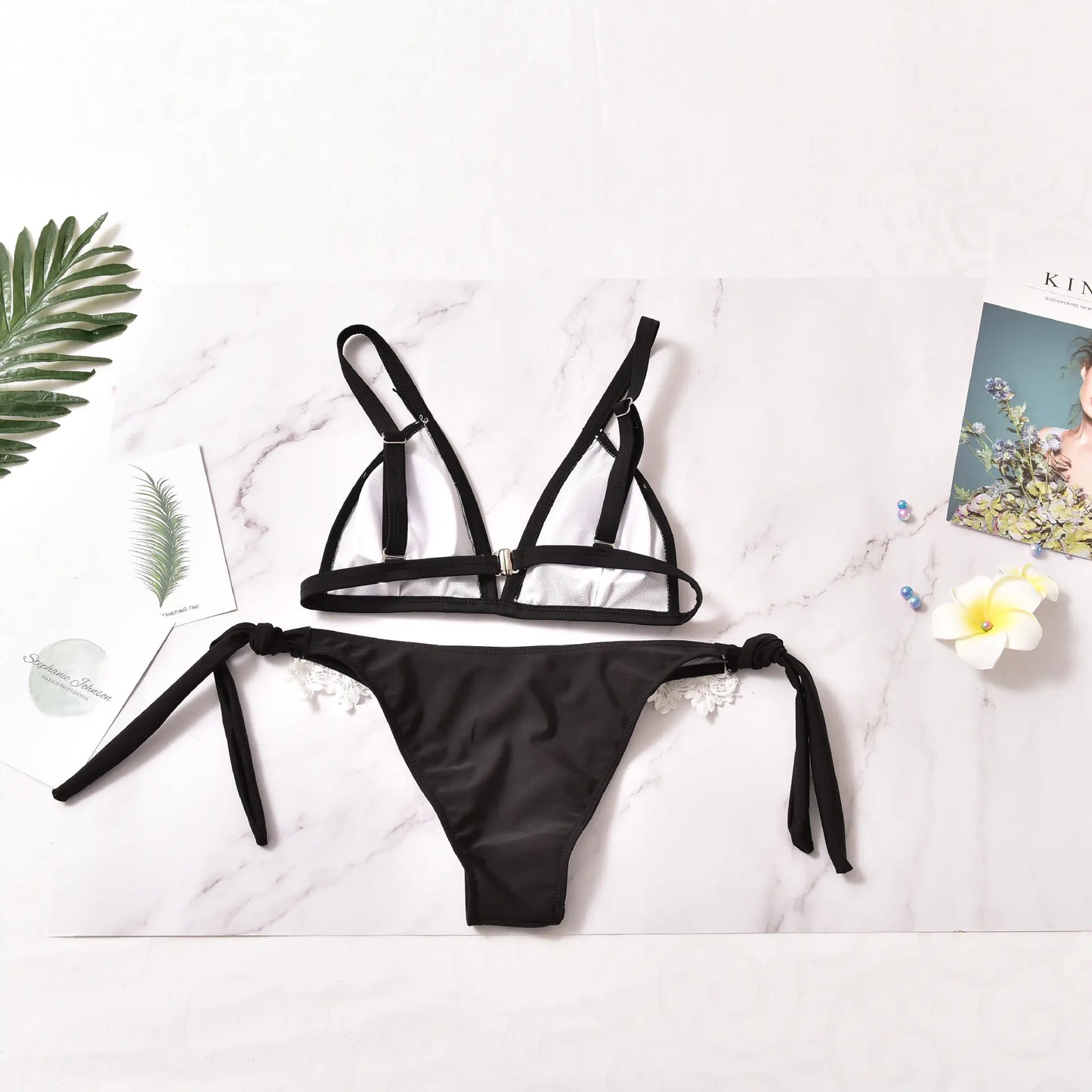 Lace Bikini Swimwear Set