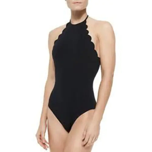New Solid Color One-Piece Swimwear